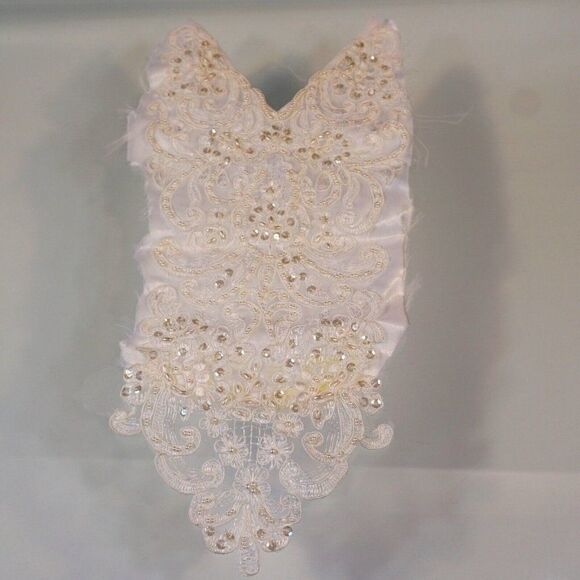 Vintage Crafting Supplies 2 Misc Trim Pieces Beaded Sequined Laced - Picture 6 of 10